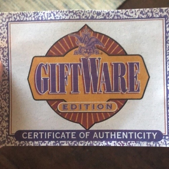 Vintage Budweiser 2002 Holiday Beer Stein “Guiding The Way Home” - Picture 10 of 10